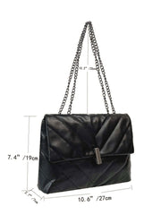 Futurecen - Chevron Chain Tote Bag  - Women Tote Bags