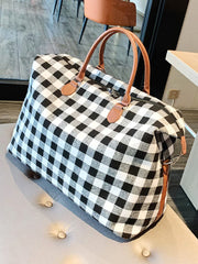 Futurecen - Gingham Pattern Tote Bag  - Women Tote Bags