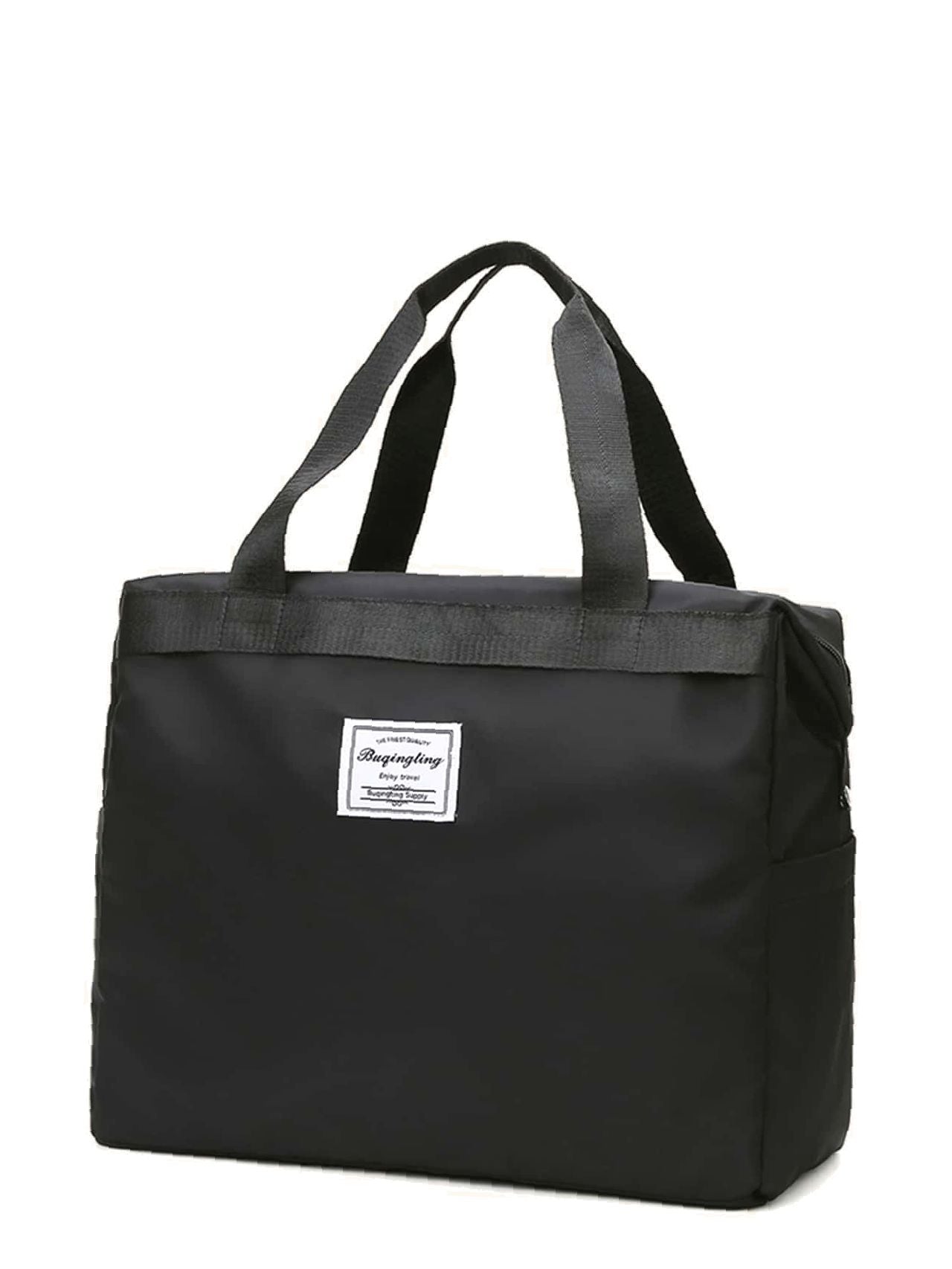 Futurecen - Letter Graphic Large Capacity Duffle Bag  - Women Tote Bags