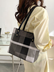 Futurecen - Colorblock Large Capacity Tote Bag  - Women Tote Bags