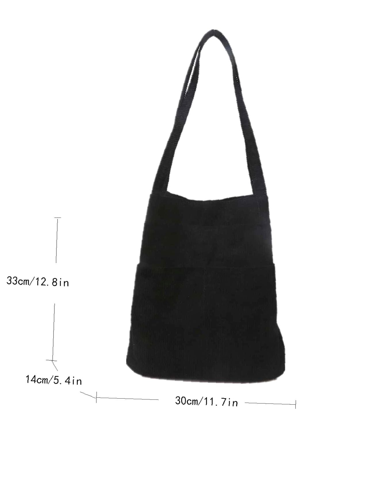 Futurecen - Minimalist Corduroy Tote Bag  - Women Tote Bags