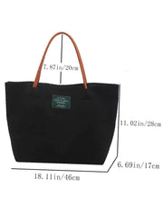 Futurecen - Letter Patch Tote Bag  - Women Tote Bags