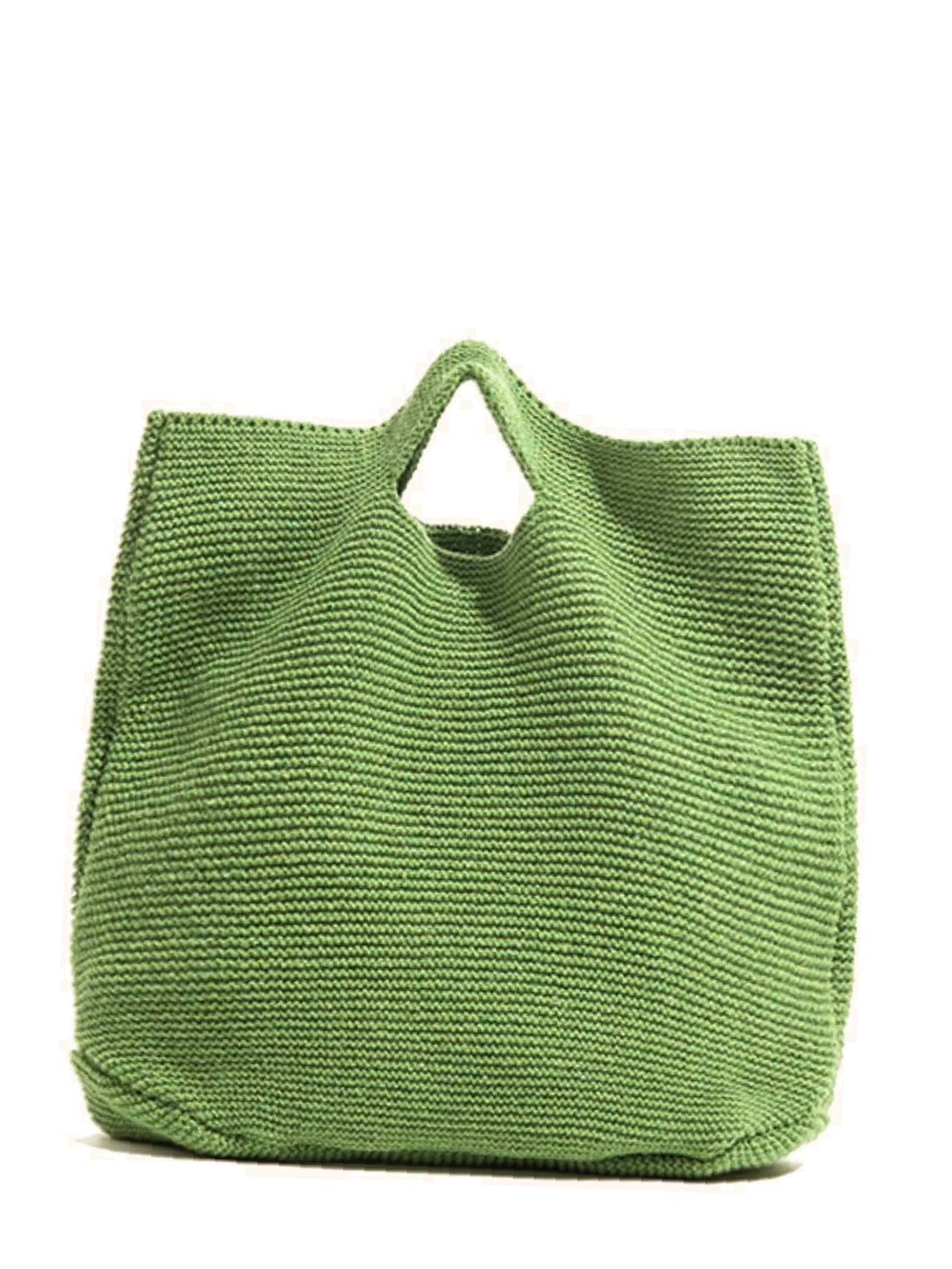 Futurecen - Minimalist Top Handle Crochet Bag  - Women Tote Bags