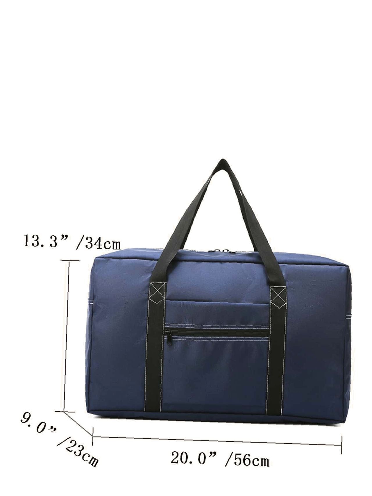 Futurecen - Contrast Binding Large Capacity Duffel Bag  - Women Tote Bags