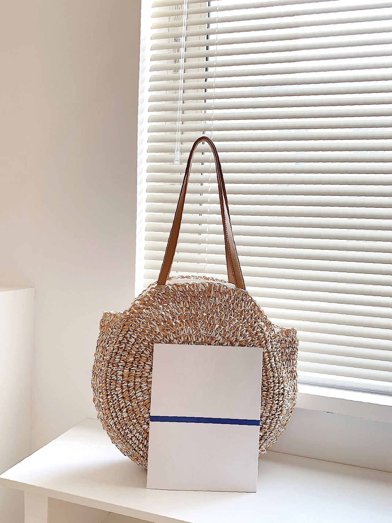 Futurecen - Straw Circle Bag  - Women Tote Bags