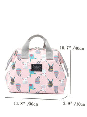 Futurecen - Cartoon Rabbit Graphic Satchel Bag  - Women Tote Bags