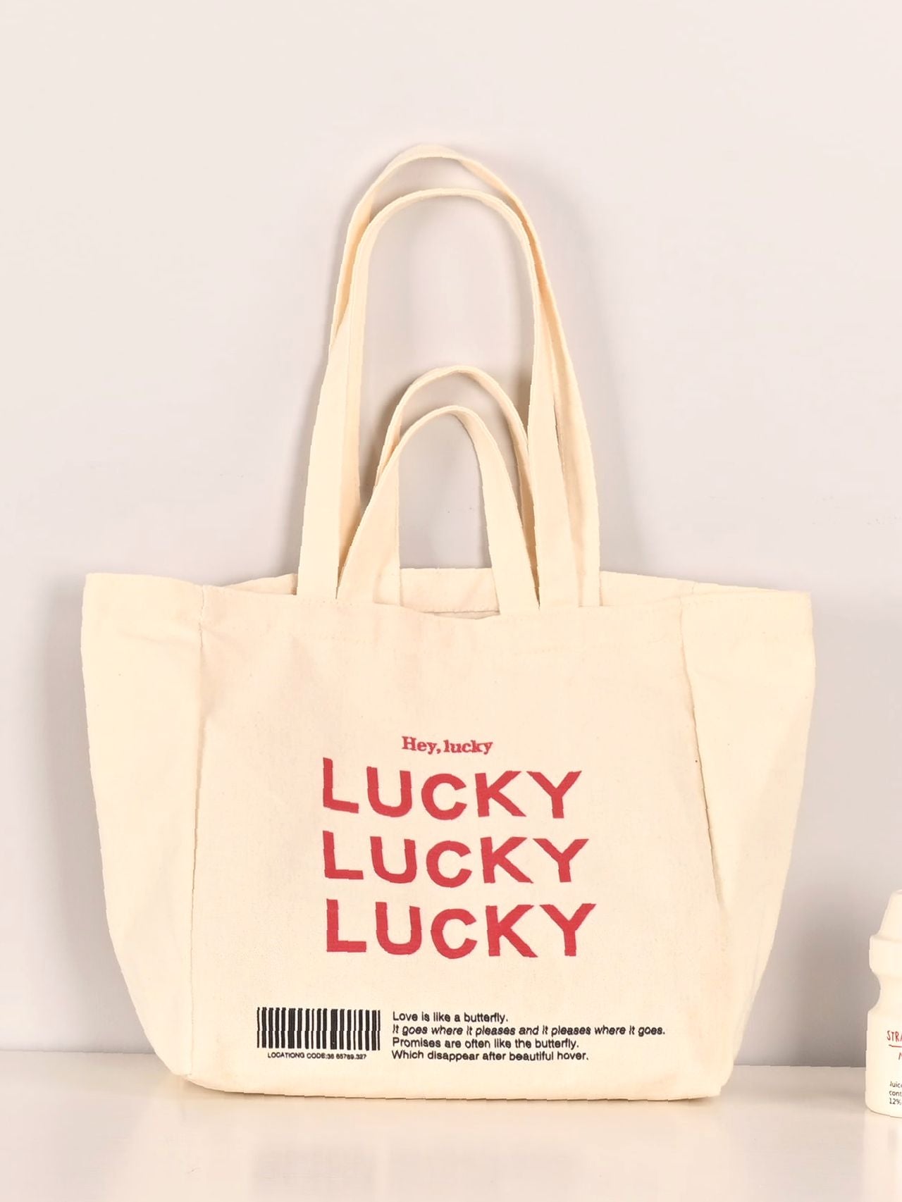 Futurecen - Letter Graphic Tote Bag  - Women Tote Bags