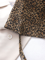 Futurecen - Leopard Print Shoulder Tote Bag  - Women Tote Bags