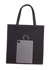 Futurecen - Cat Graphic Shopper Bag  - Women Tote Bags