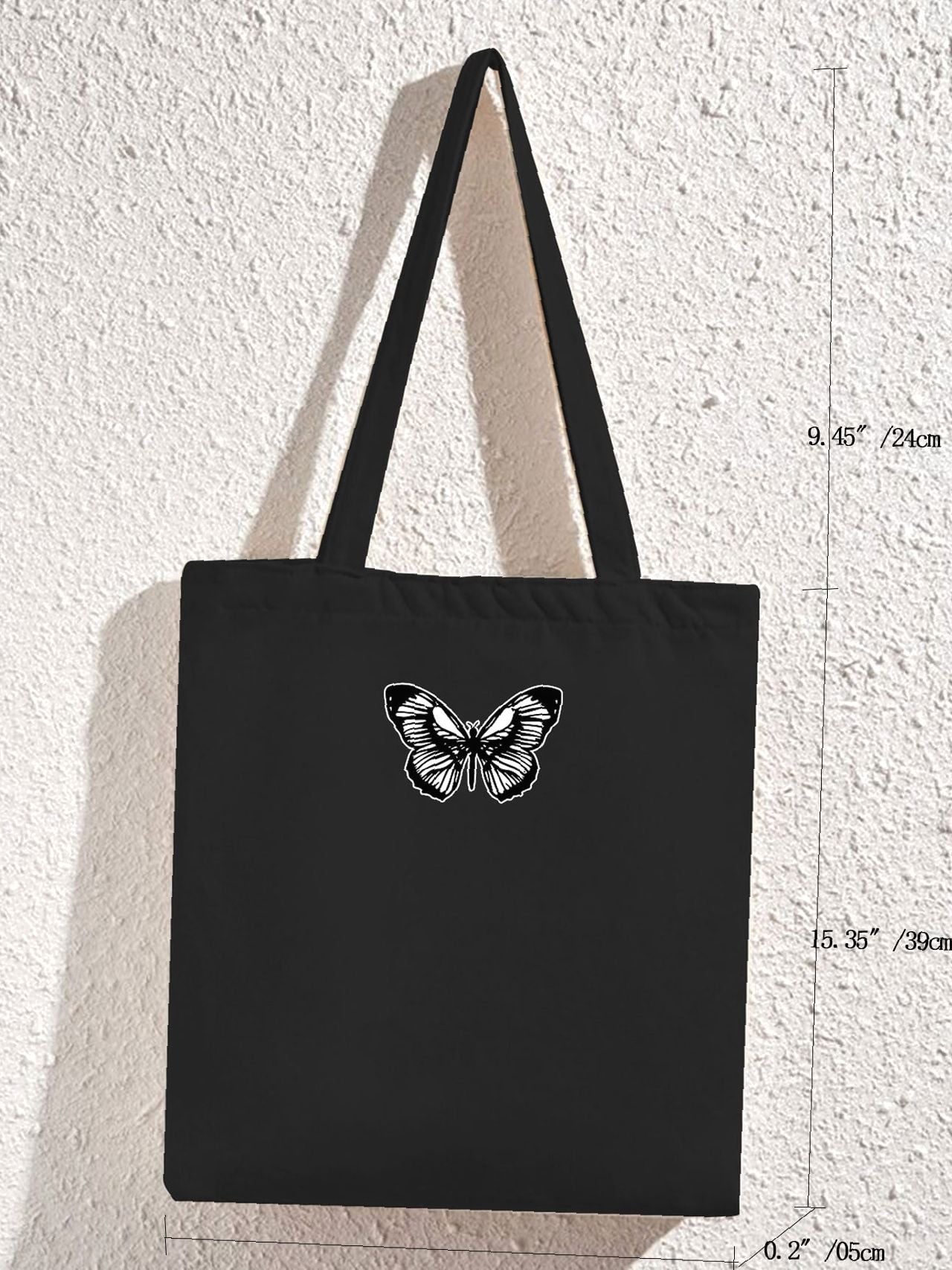 Futurecen - Butterfly Graphic Shopper Bag  - Women Tote Bags