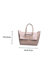 Futurecen - Minimalist Flap Large Capacity Tote Bag  - Women Tote Bags