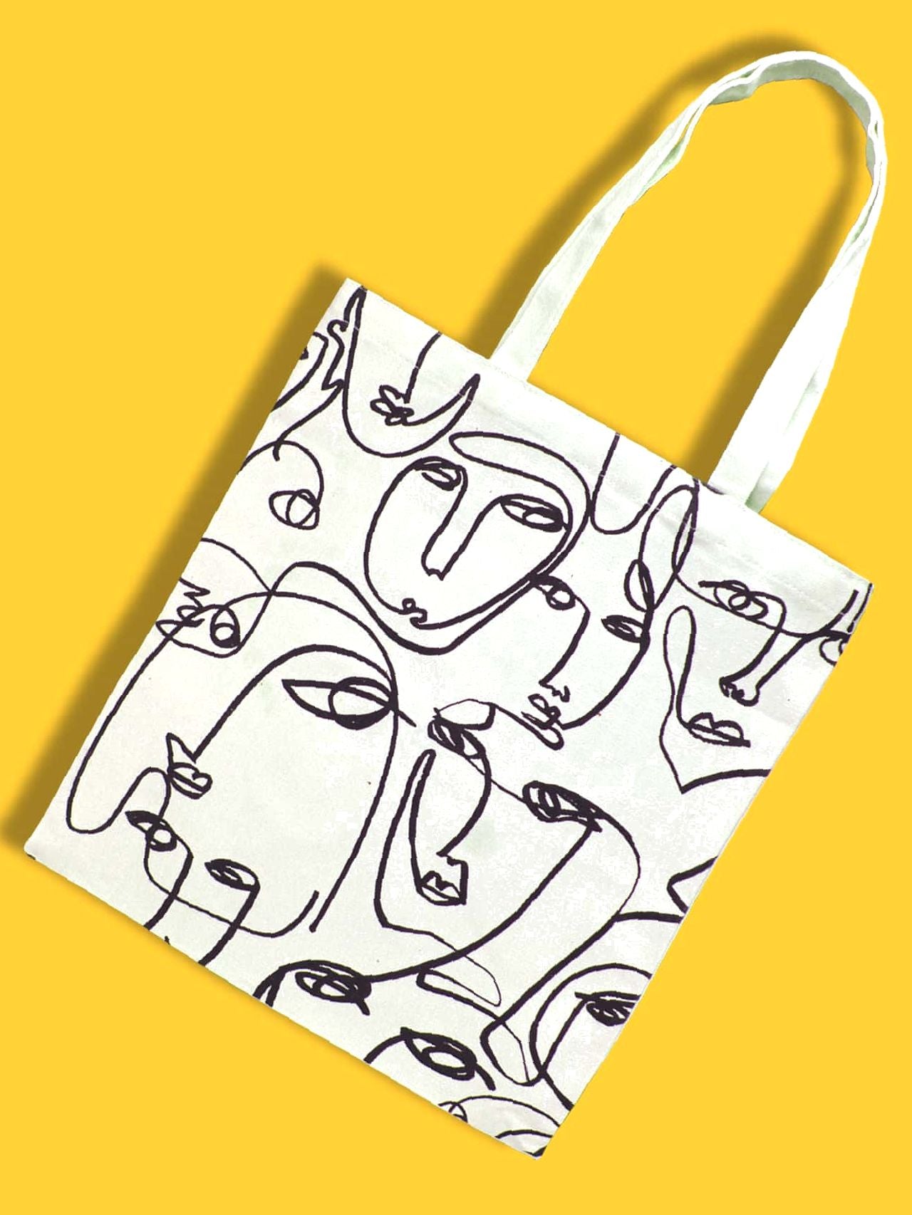 Futurecen - Figure Graphic Shopper Bag  - Women Tote Bags