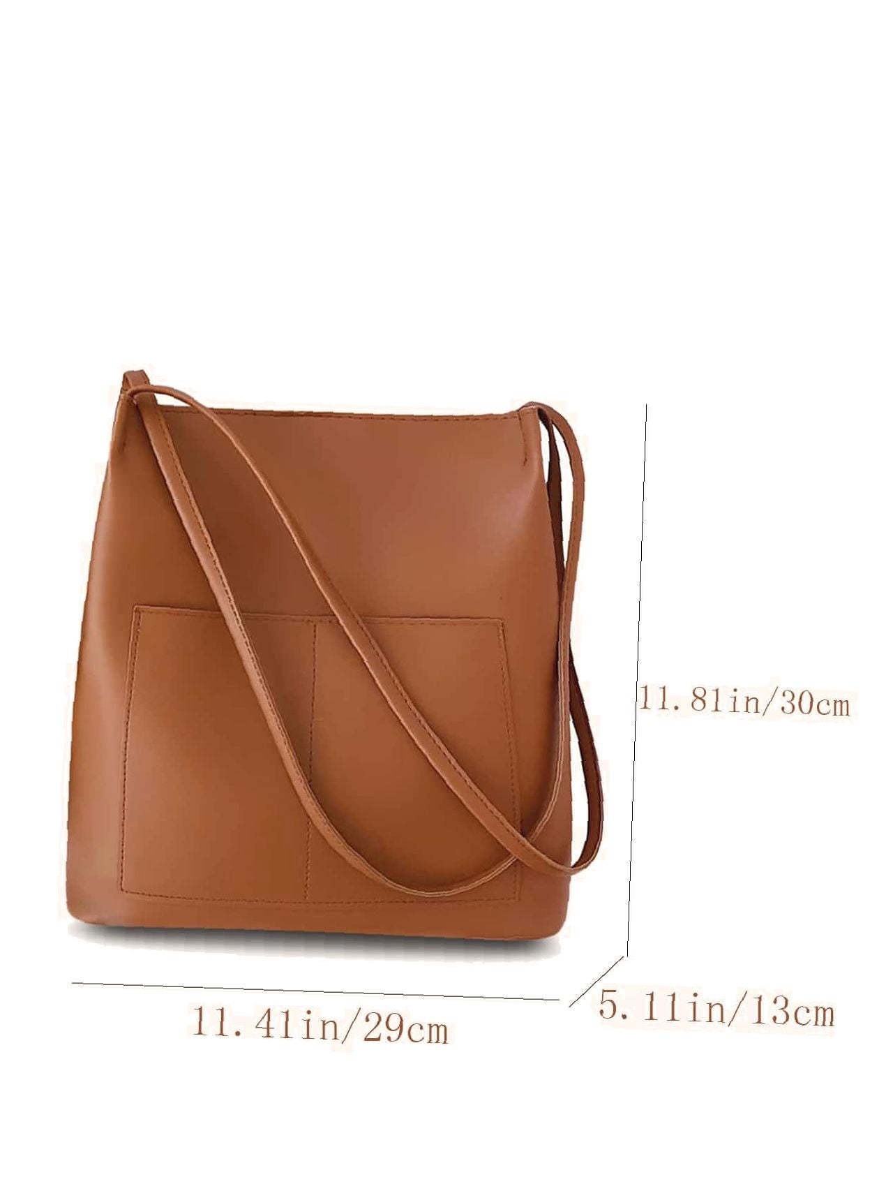 Futurecen - Minimalist Double Handle Bucket Bag  - Women Tote Bags