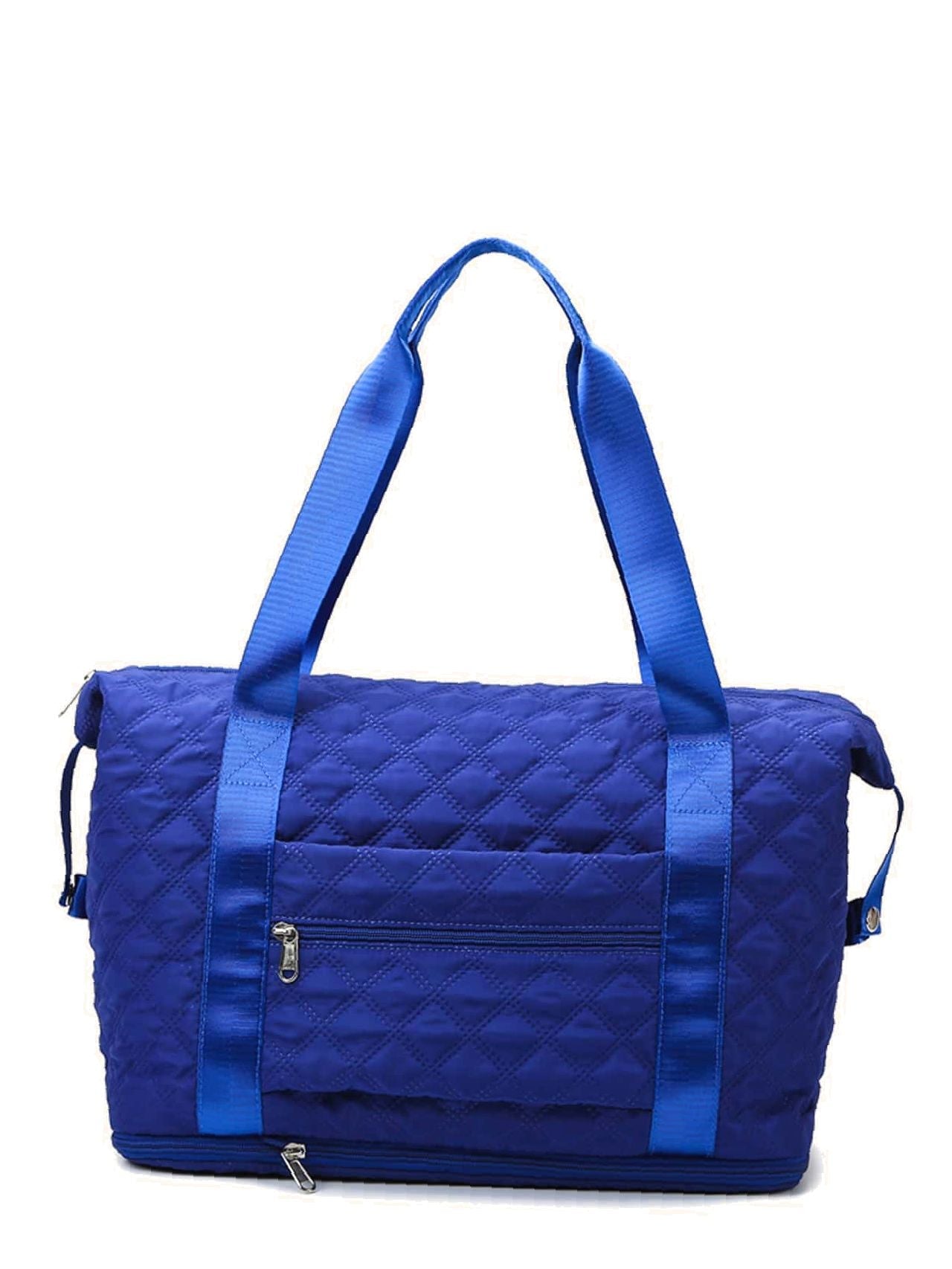 Futurecen - Quilted Patch Detail Duffel Bag  - Women Tote Bags