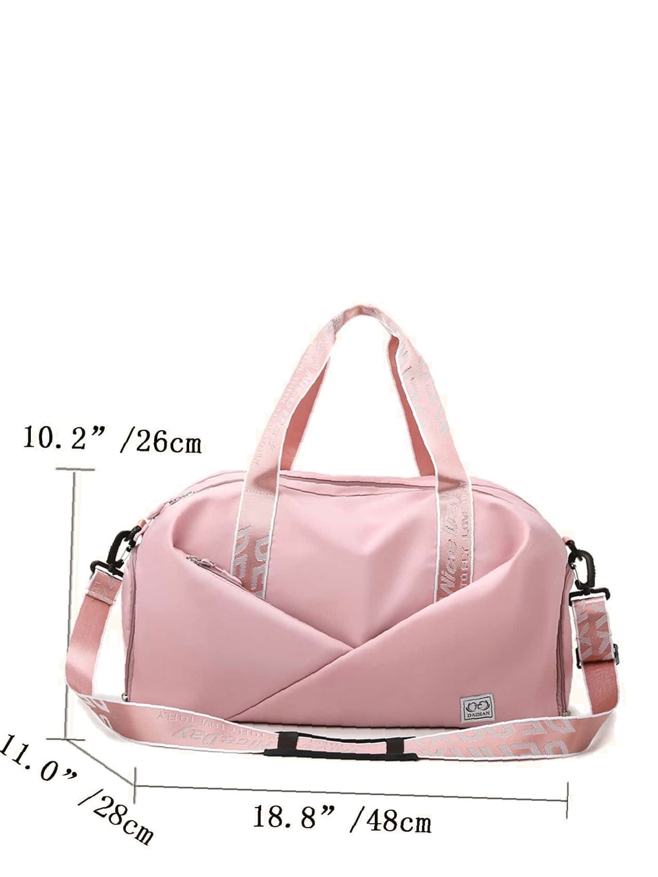 Futurecen - Minimalist Large Capacity Letter Strap Duffel Bag  - Women Tote Bags