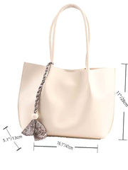 Futurecen - Minimalist Shoulder Tote Bag with Inner Pouch  - Women Tote Bags