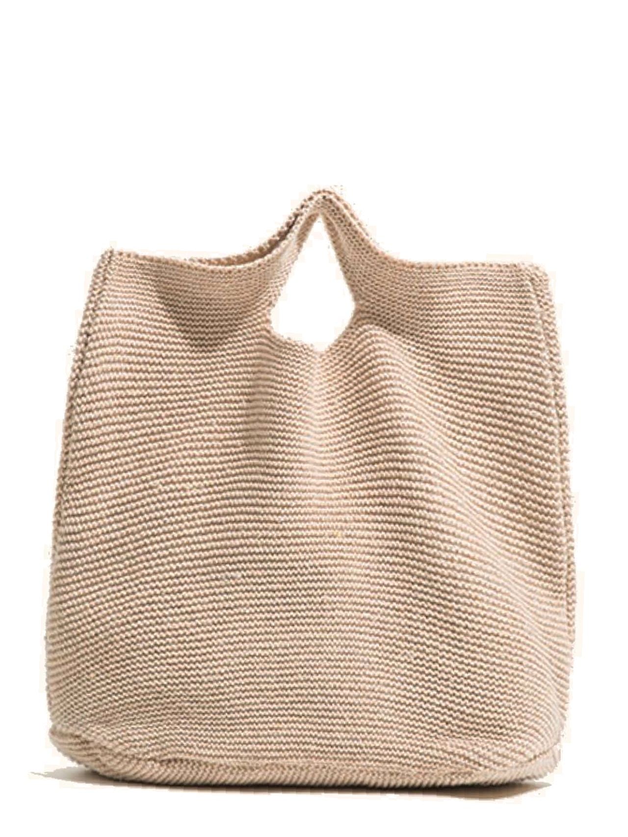 Futurecen - Minimalist Top Handle Crochet Bag  - Women Tote Bags