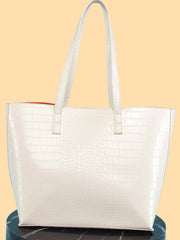 Futurecen - Croc Embossed Tote Bag  - Women Tote Bags