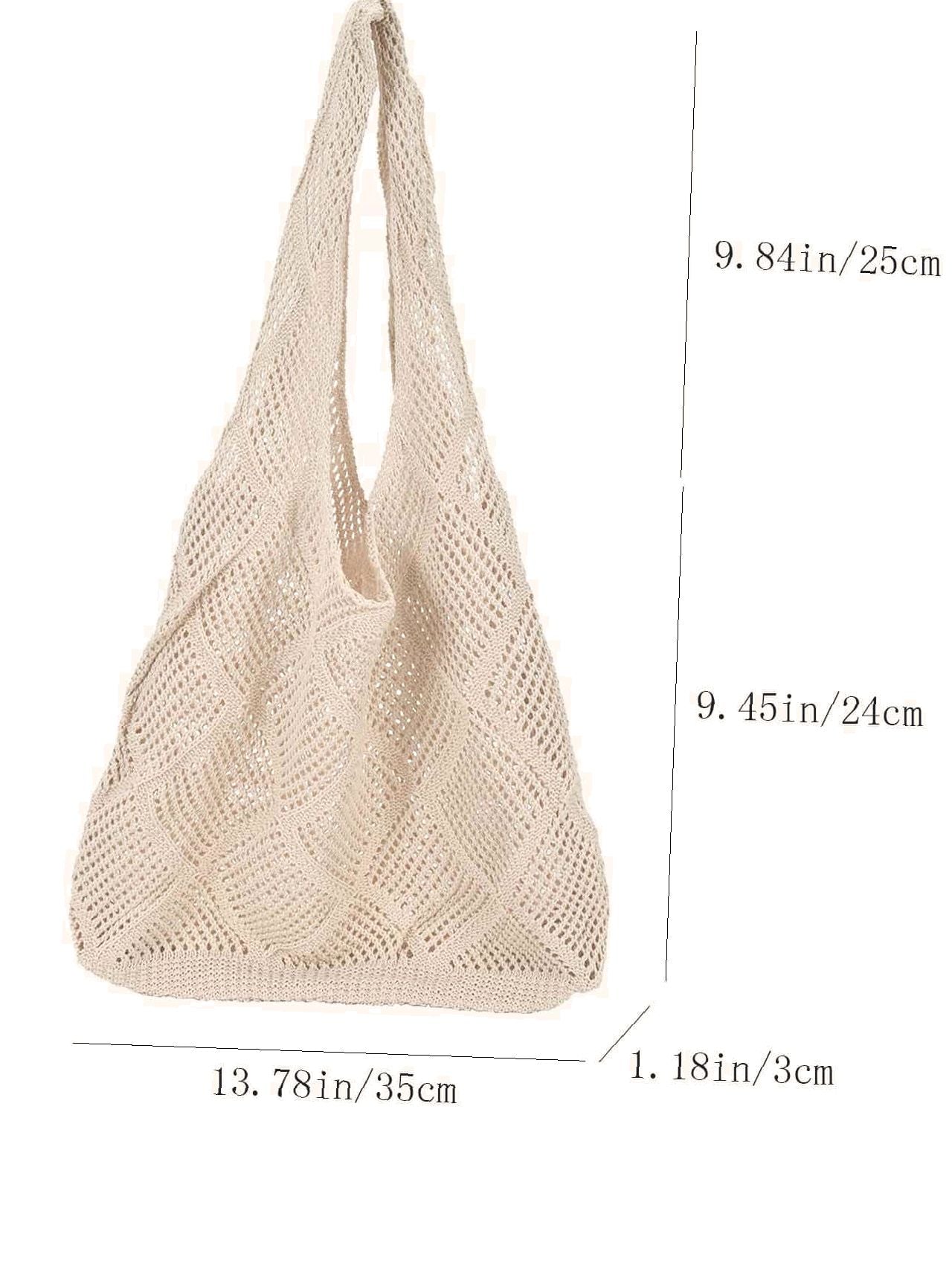 Futurecen - Crochet Tote Bag  - Women Tote Bags