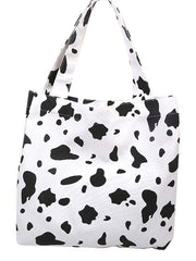 Futurecen - Cow Print Shopper Bag  - Women Tote Bags