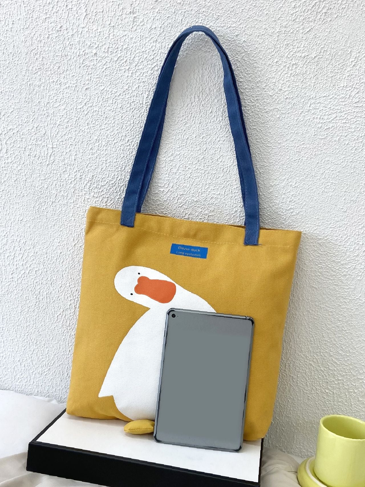 Futurecen - Cartoon Graphic Shopper Bag  - Women Tote Bags