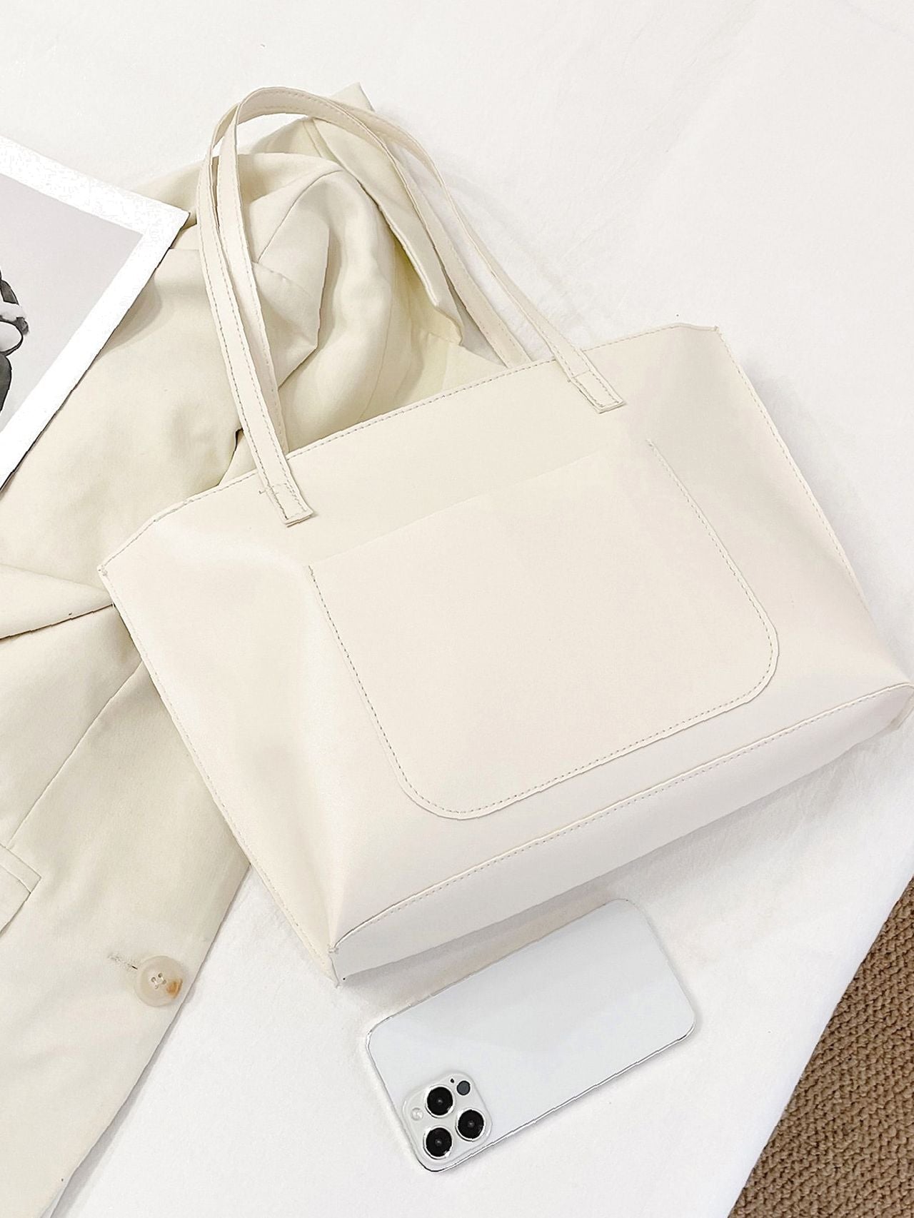 Futurecen - Minimalist Large Capacity Tote Bag  - Women Tote Bags