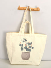 Futurecen - Floral Graphic Shopper Bag  - Women Tote Bags