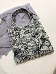 Futurecen - Tropical Graphic Shopper Bag  - Women Tote Bags