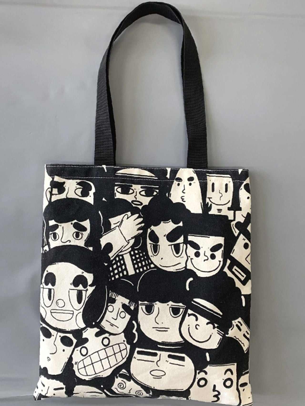 Futurecen - Cartoon Figure Graphic Shopper Bag  - Women Tote Bags