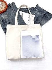 Futurecen - Letter Patch Shopper Bag  - Women Tote Bags