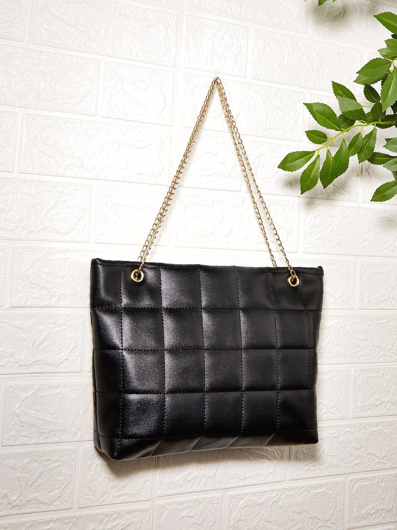 Futurecen - Quilted Chain Tote Bag  - Women Tote Bags