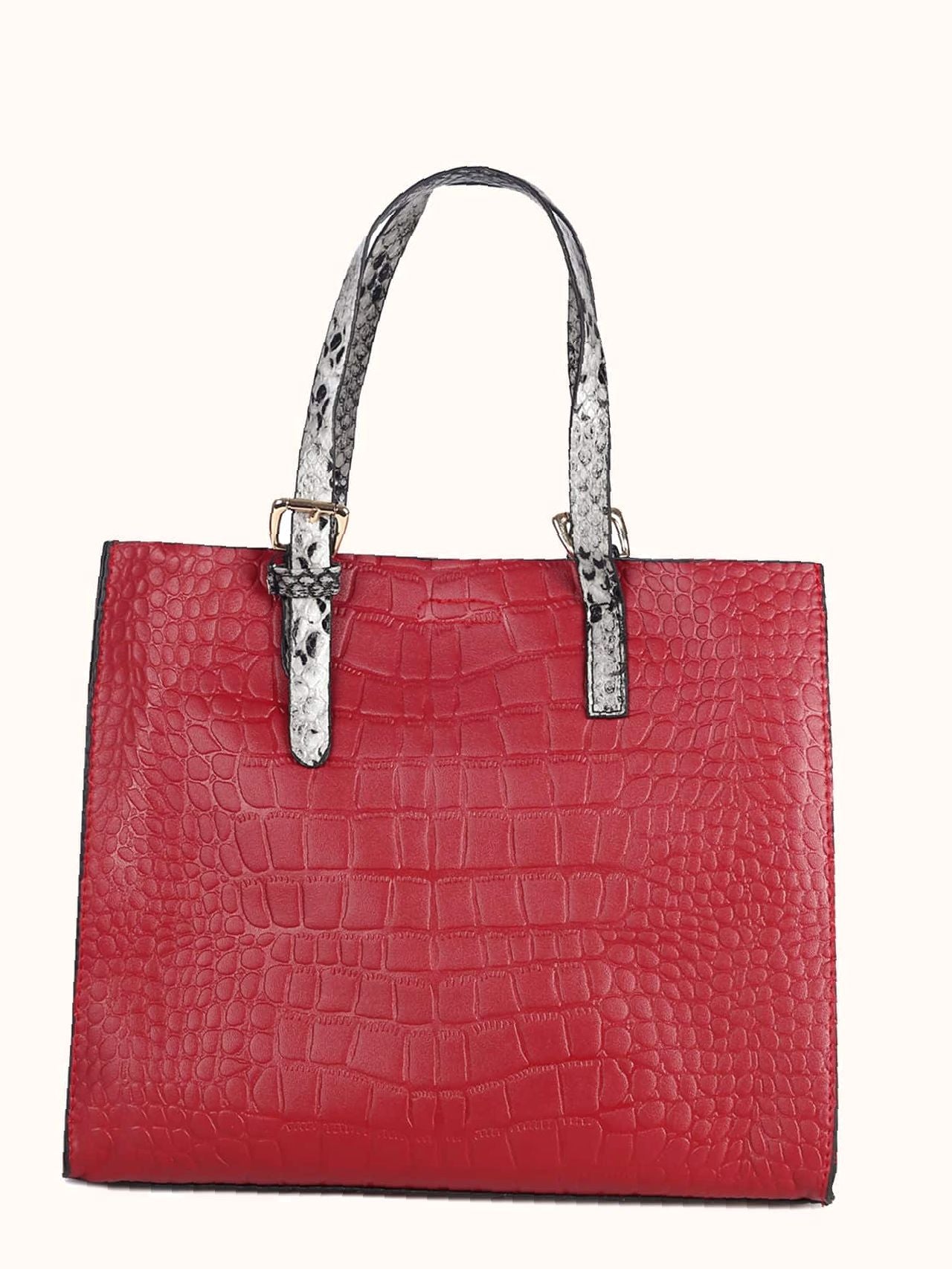 Futurecen - Croc Embossed Tote Bag  - Women Tote Bags