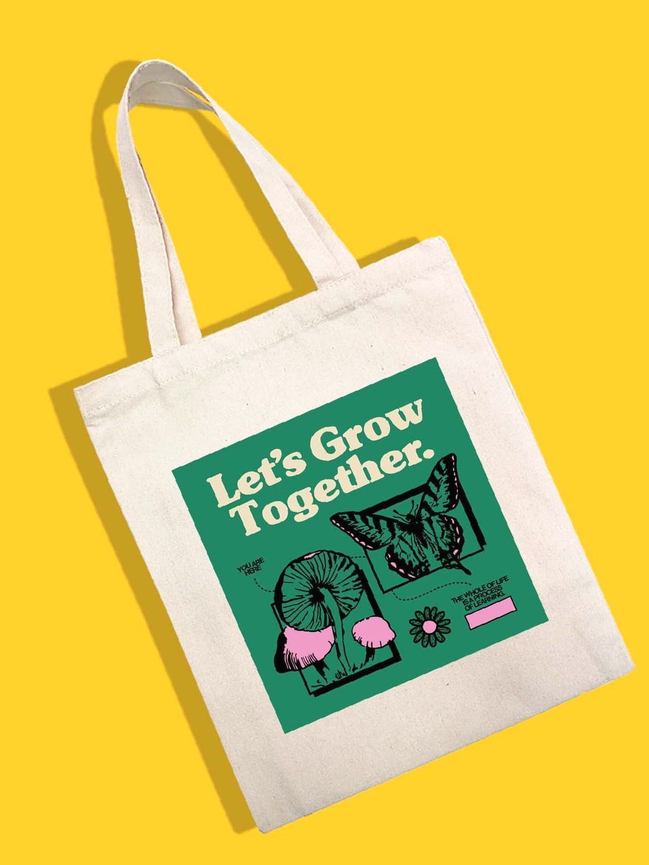 Futurecen - Letter & Animal Graphic Shopper Bag  - Women Tote Bags