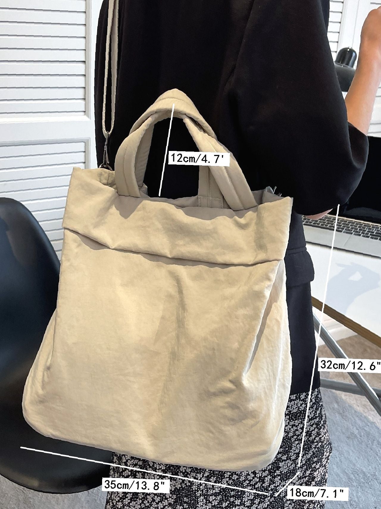 Futurecen - Minimalist Large Capacity Shopper Bag  - Women Tote Bags