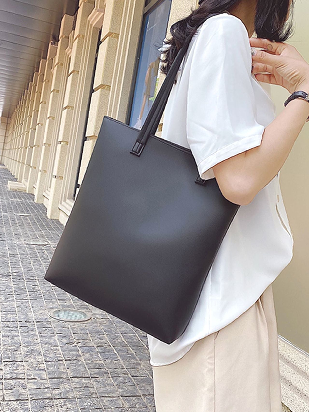 Futurecen - Minimalist Shoulder Tote Bag  - Women Tote Bags