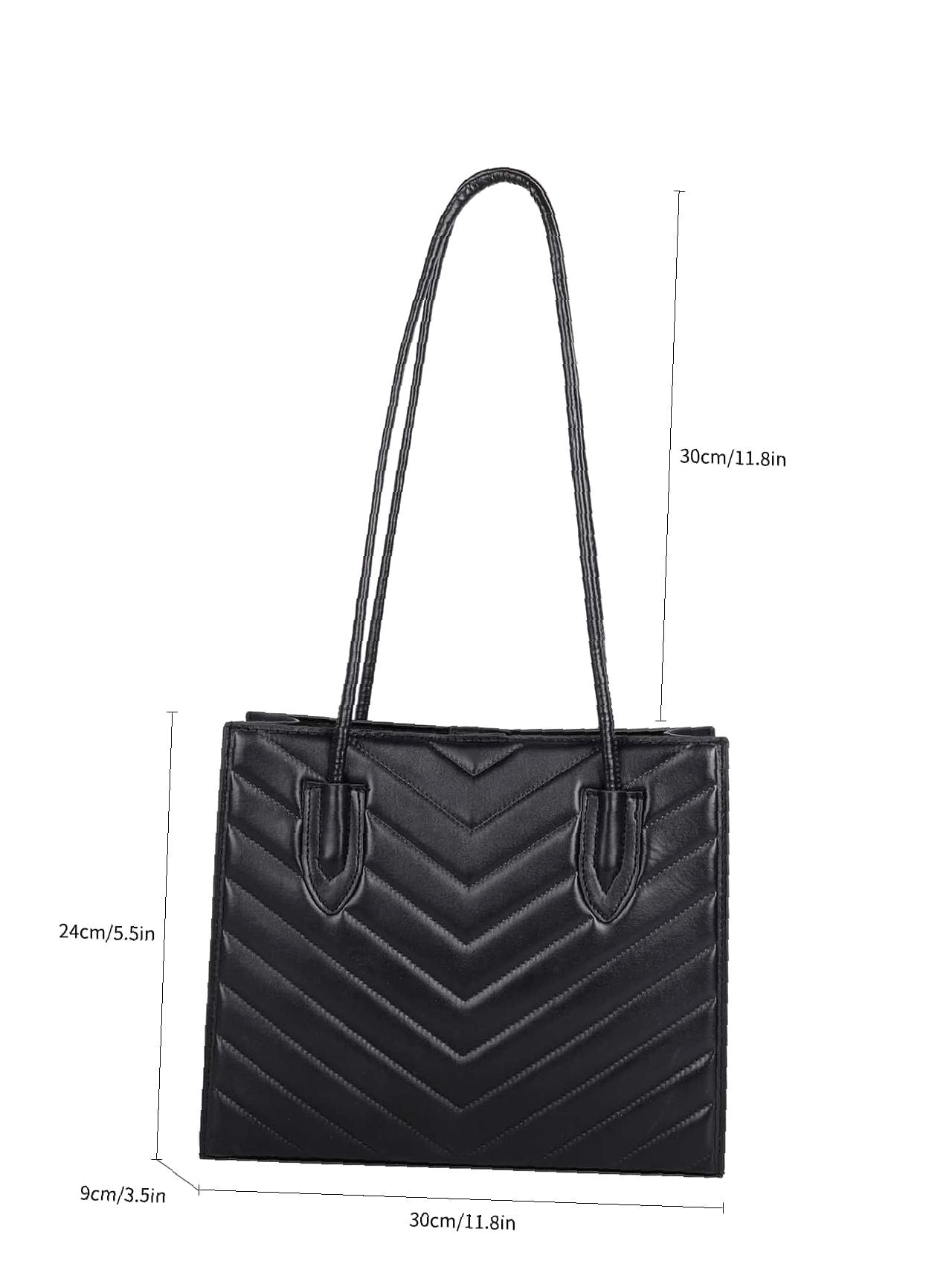 Futurecen - Chevron Large Capacity Shoulder Tote Bag  - Women Tote Bags