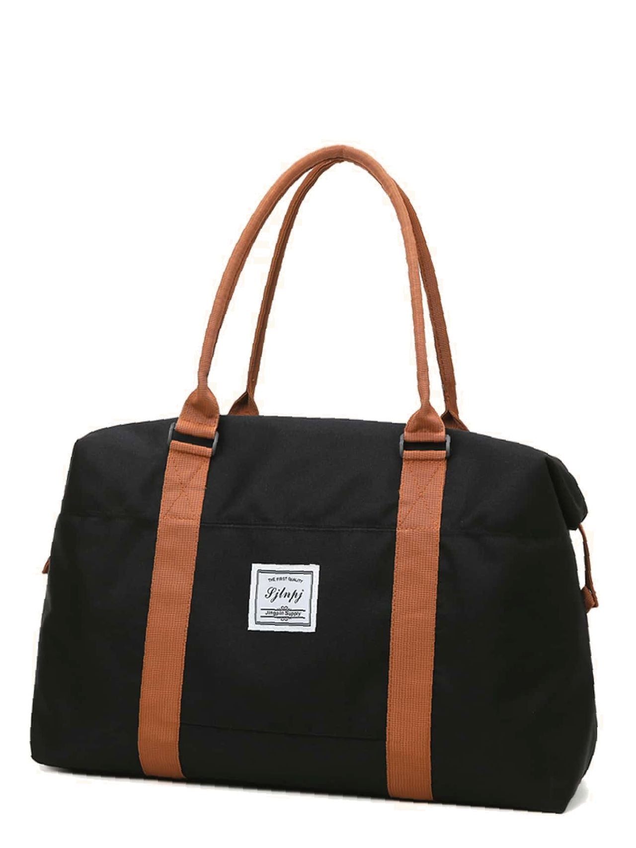 Futurecen - Two Tone Large Capacity Duffle Bag  - Women Tote Bags