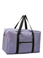 Futurecen - Contrast Binding Large Capacity Duffel Bag  - Women Tote Bags