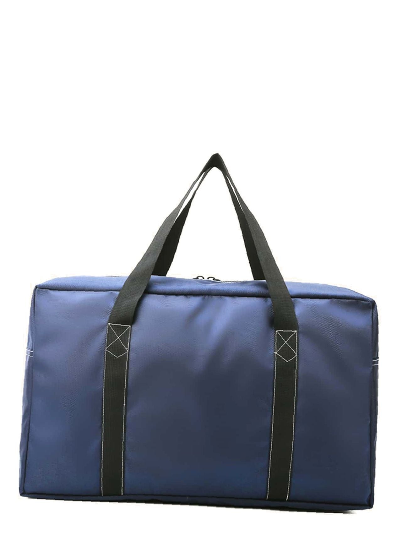 Futurecen - Contrast Binding Large Capacity Duffel Bag  - Women Tote Bags