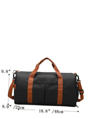 Futurecen - Two Tone Large Capacity Duffel Bag  - Women Tote Bags