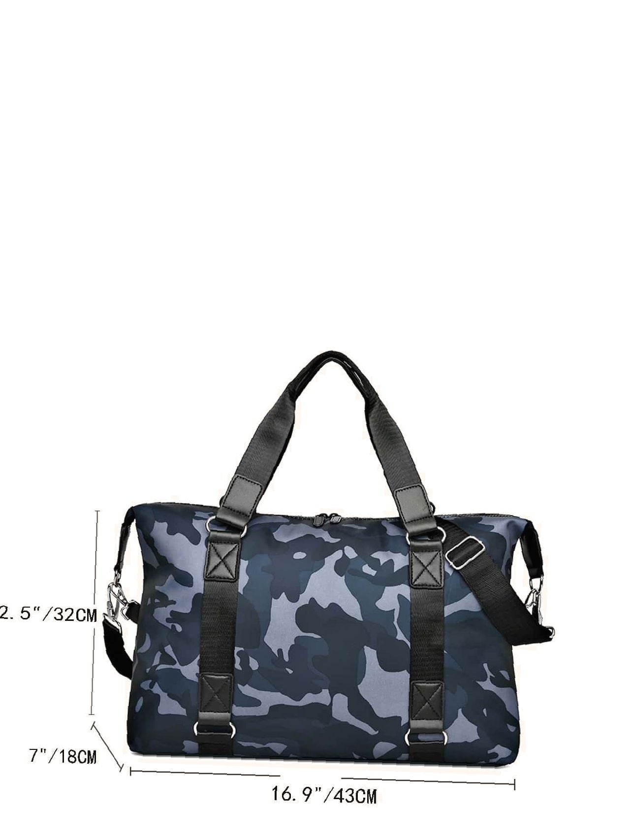 Futurecen - Camo Graphic Large Capacity Duffel Bag  - Women Tote Bags