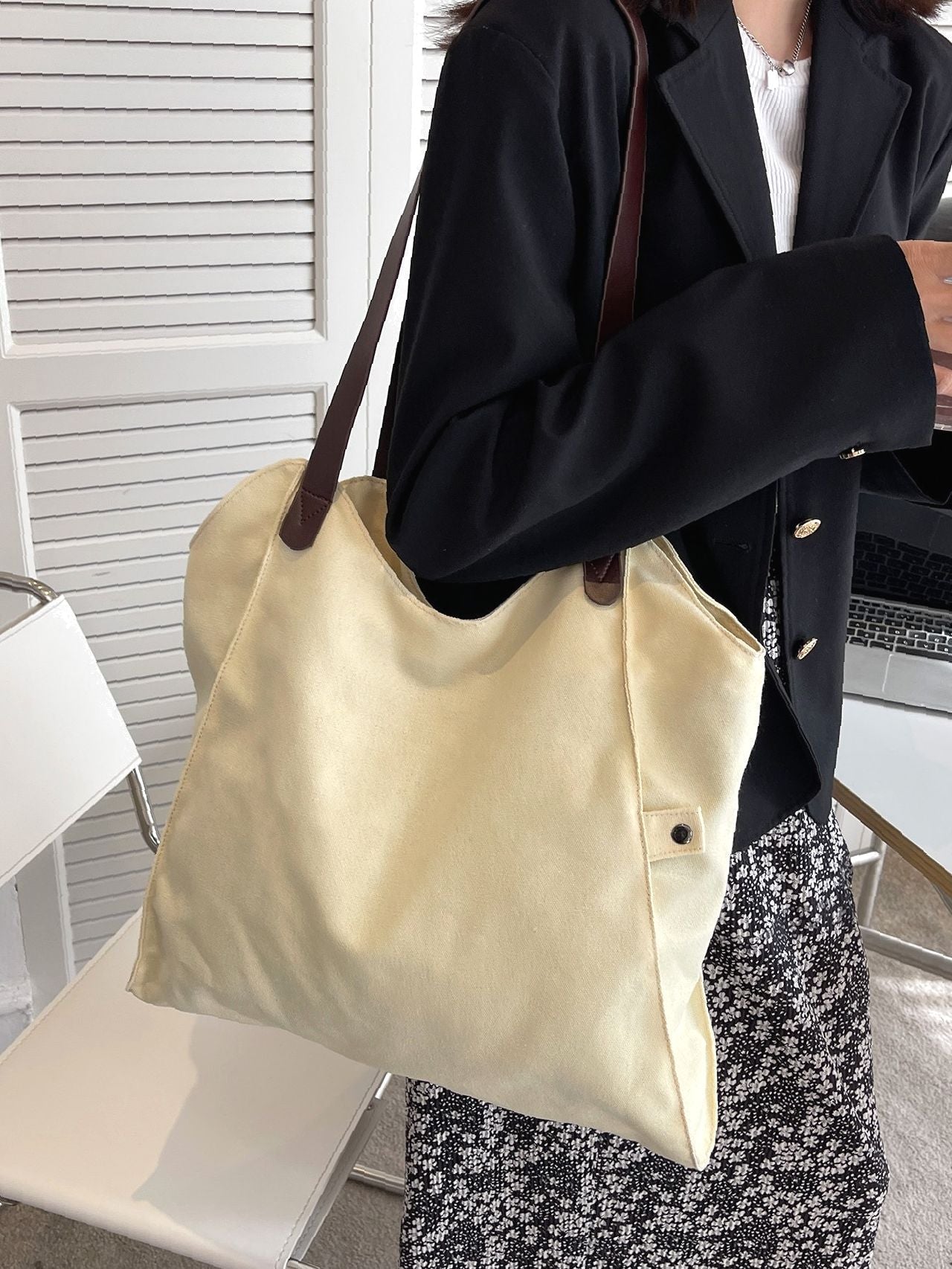 Futurecen - Minimalist Large Capacity Shopper Bag  - Women Tote Bags