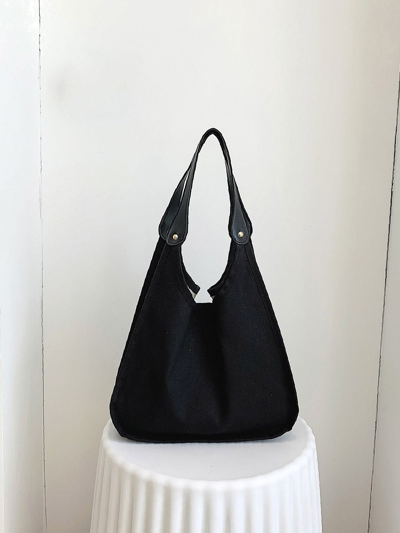 Futurecen - Minimalist Shoulder Tote Bag with Inner Pouch  - Women Tote Bags