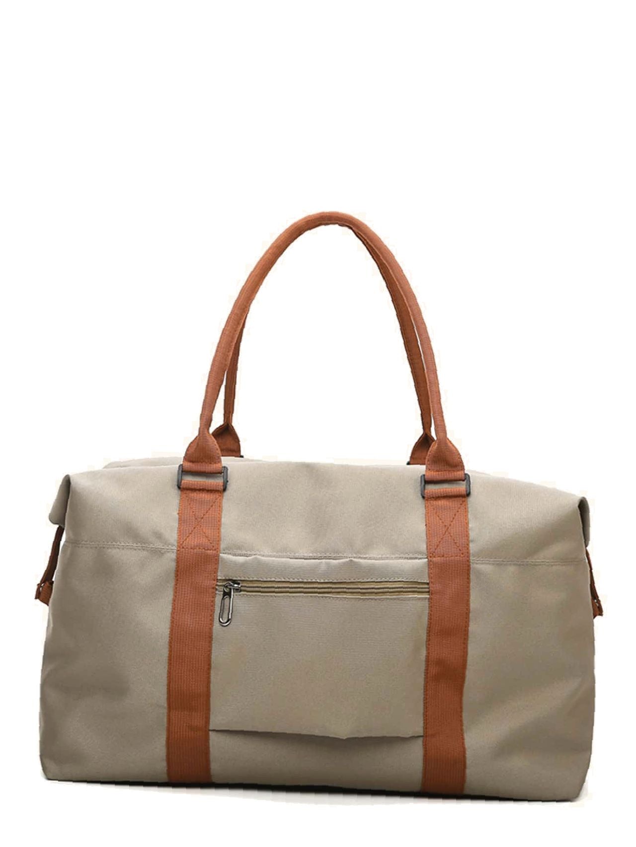 Futurecen - Two Tone Large Capacity Duffle Bag  - Women Tote Bags