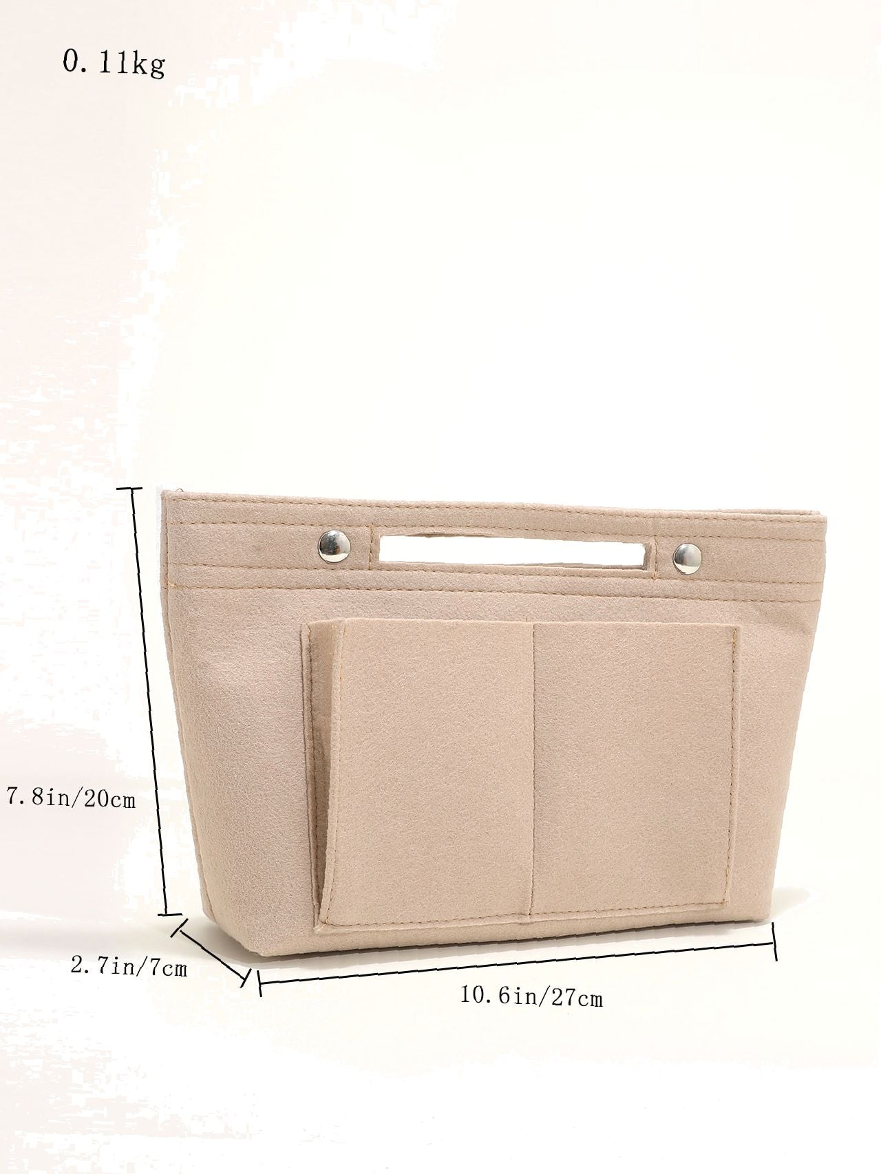 Futurecen - Snap Button Bag Insert  - Women Tote Bags