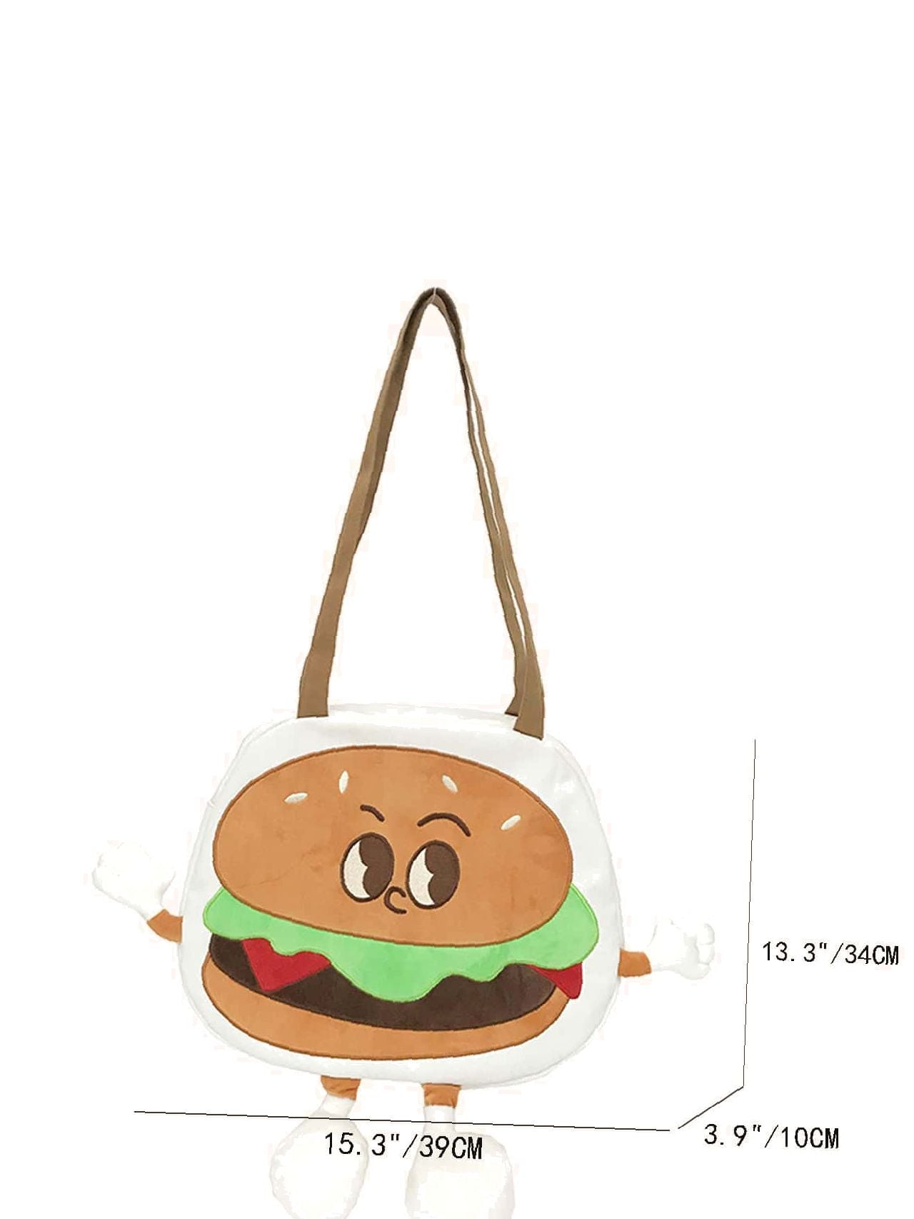 Futurecen - Hamburger Design Shoulder Tote Bag  - Women Tote Bags