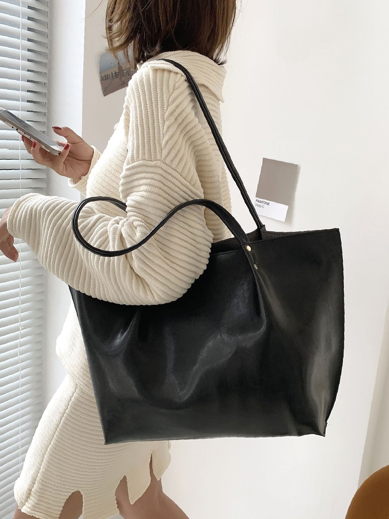 Futurecen - Minimalist Large Capacity Tote Bag  - Women Tote Bags