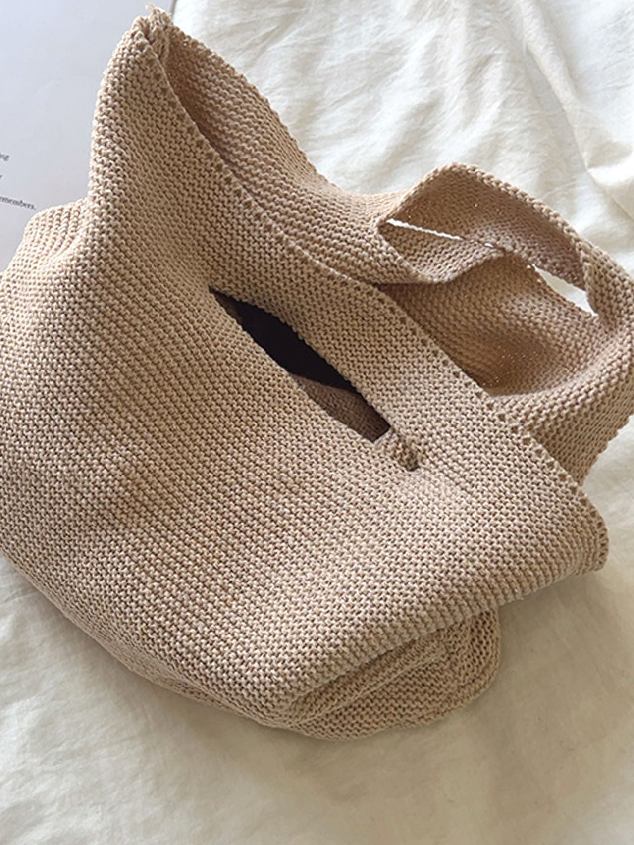 Futurecen - Minimalist Top Handle Crochet Bag  - Women Tote Bags