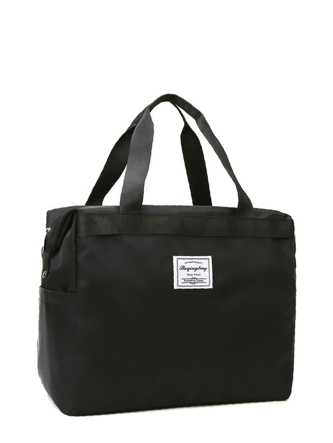 Futurecen - Letter Graphic Large Capacity Duffle Bag  - Women Tote Bags