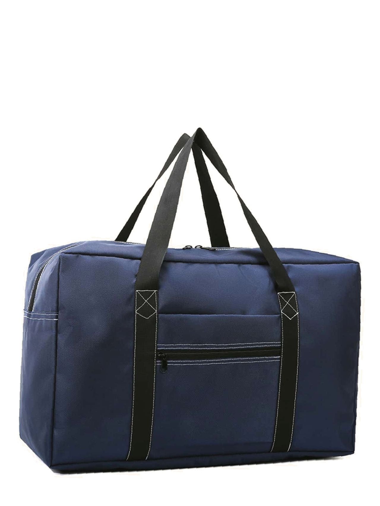 Futurecen - Contrast Binding Large Capacity Duffel Bag  - Women Tote Bags